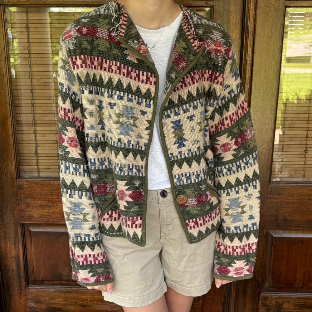 Patterned Women's Jacket - Picture 2 of 3